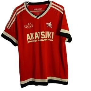 Naruto Anime Merch Akatsuki Soccer Jersey